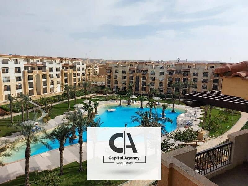 Penthouse with private roof area, immediate receipt, in view, landscape, in the heart of New Cairo - Stone Residence 0