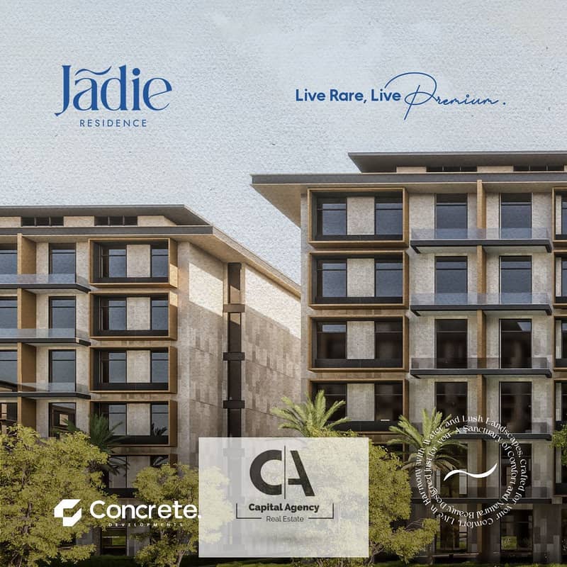 Apartment for sale in the best location in the Fifth Settlement with a discount of up to 30% in Jadie Compound with a down payment of only 5% 0