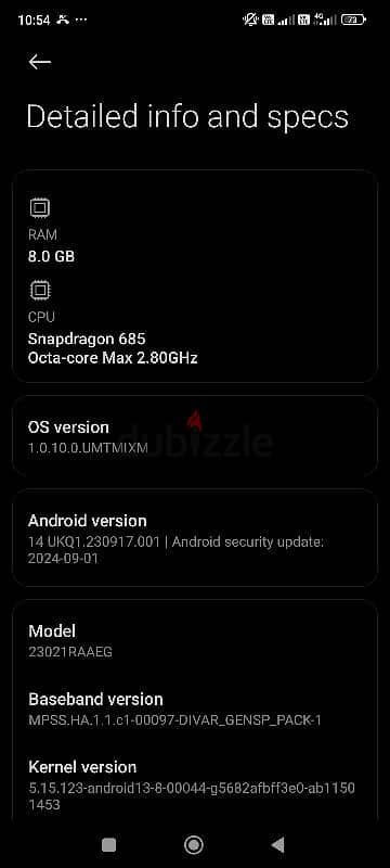 Redmi note 12 128GB/8RAM 9