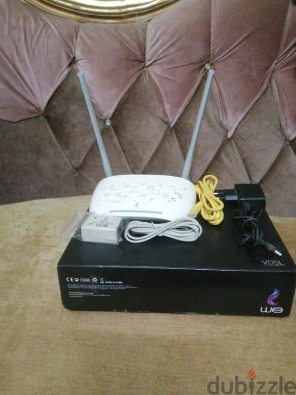 راوتر وي فائق السرعه Router WE VDSL 1