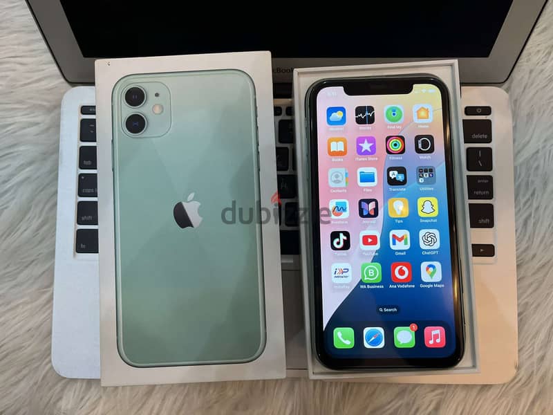 IPhone 11 64 giga mint green 3