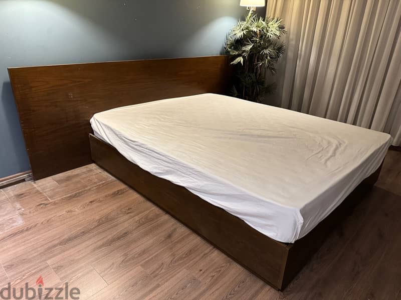 106*205 bed with masterbed mattress and under bed storage 2