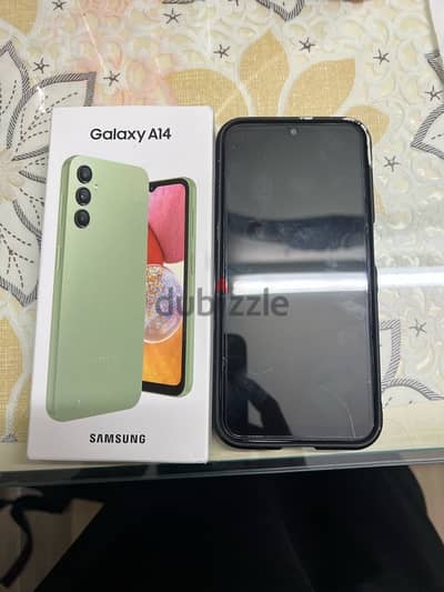 samsung A14 سامسونج جالاكسي A14 بشريحتين اتصال، 128 جيجا، 4 جيجا رام،