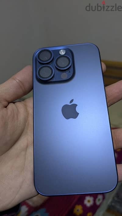 iPhone 15 pro Blue titanium