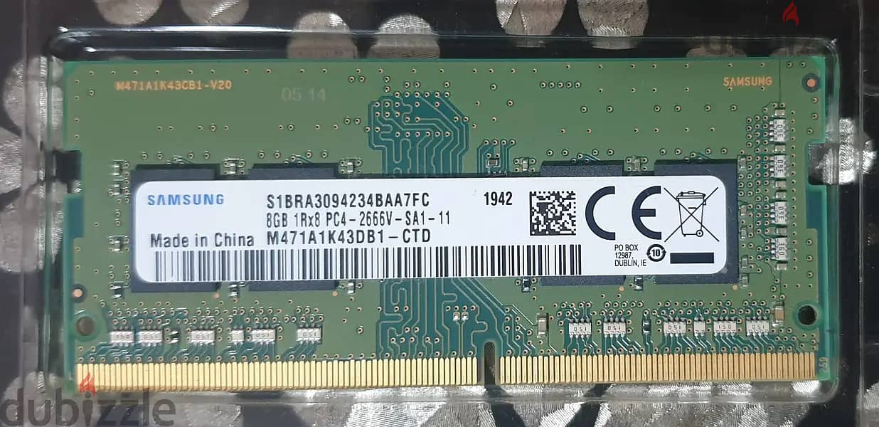 Samsung 8Gb Ram, DDR4-2666 MHz - Laptop 1