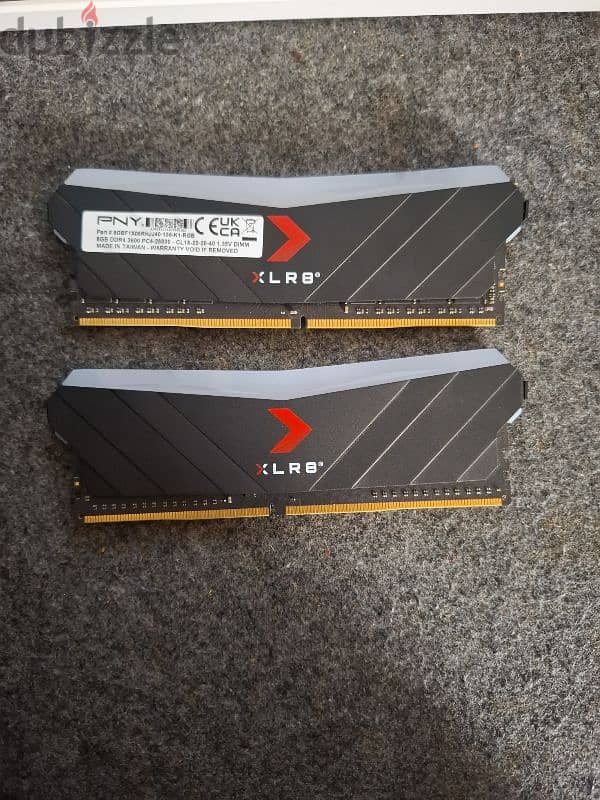 XLR8 16GB (2x8) DDR4 3600Hz 0