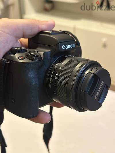 canon m50 ii  استخدام خفيف جداااا