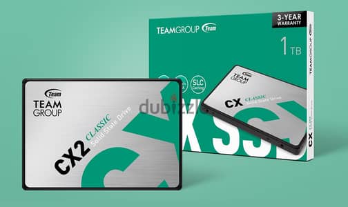 Team Group CX2 2.5 inc 1TB SATA III 3D NAND Internal SSD