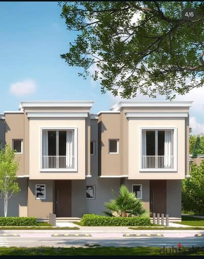 Townhouse for sale with a monthly installment of 260 thousand and 0% down payment in the Fifth Settlement near the Mostakbal and ready for inspection