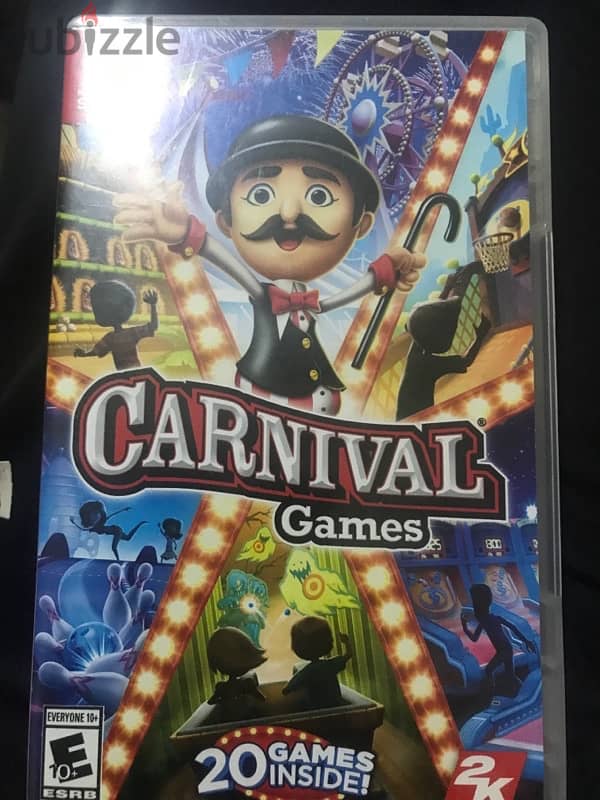 لعبهdriven to win و لعبت carnival games nentendo switch 2