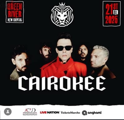 cairokee fan pit 4 tickets