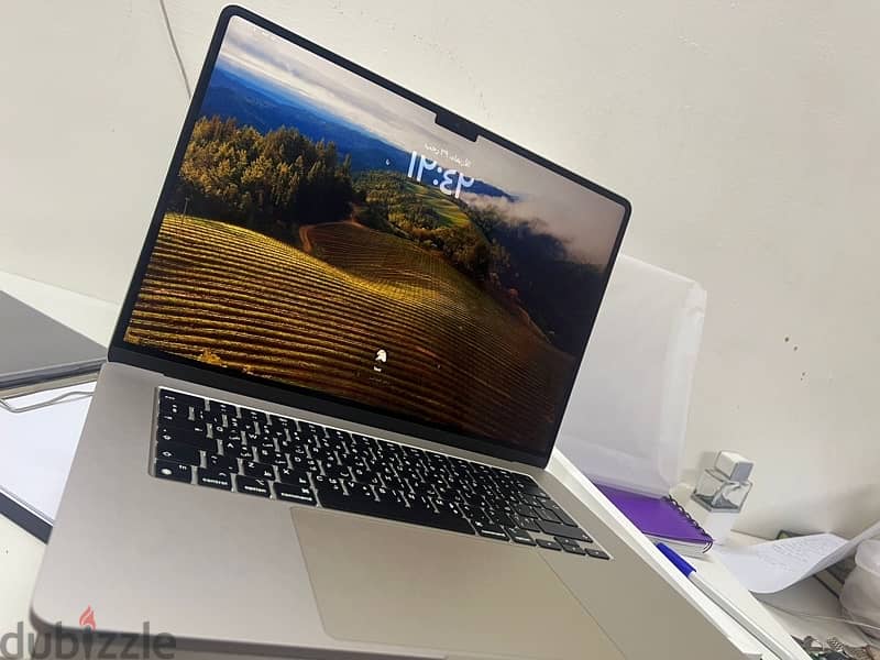 macbook air M3 - ram8 - 256 - 15” - ماك بوك اير ام ٣ رام ٨ شاشه ١٥ انش 0