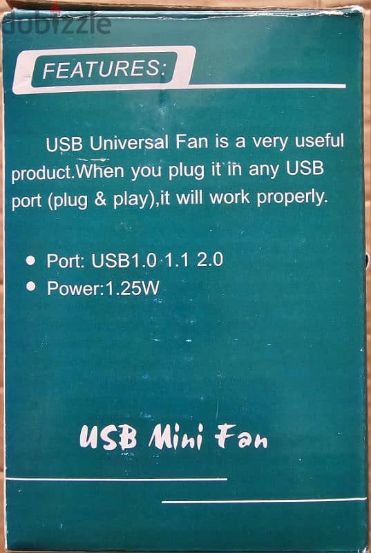 USB mini fan for desk and laptop usage 3