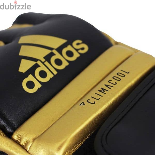 Adidas mma boxing gloves - Large - black and gold 3