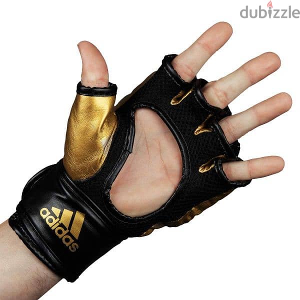 Adidas mma boxing gloves - Large - black and gold 5