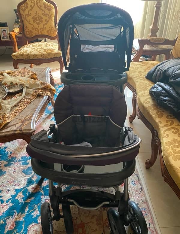 Twin Stroller عربيه اطفال توام 2