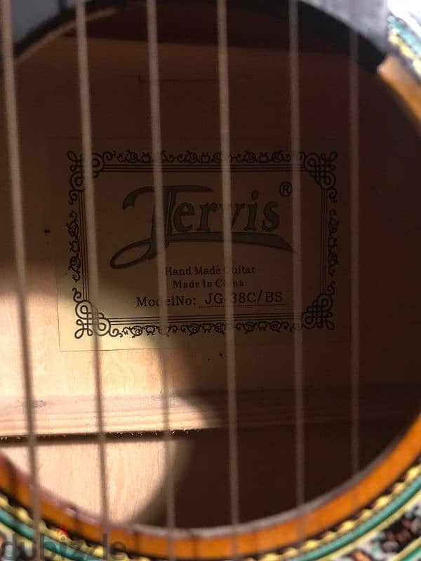 jervis guitar / model number:JG-38C/BS 2