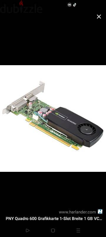 "NVIDIA Quadro 600 بحالة ممتازة - سعر قابل للتفاوض 4