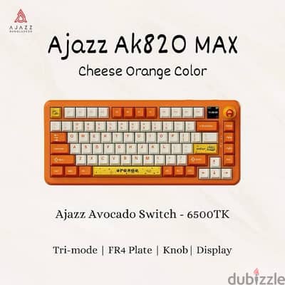 Ajazz K820 Max avocado switches Gaming Keyboard