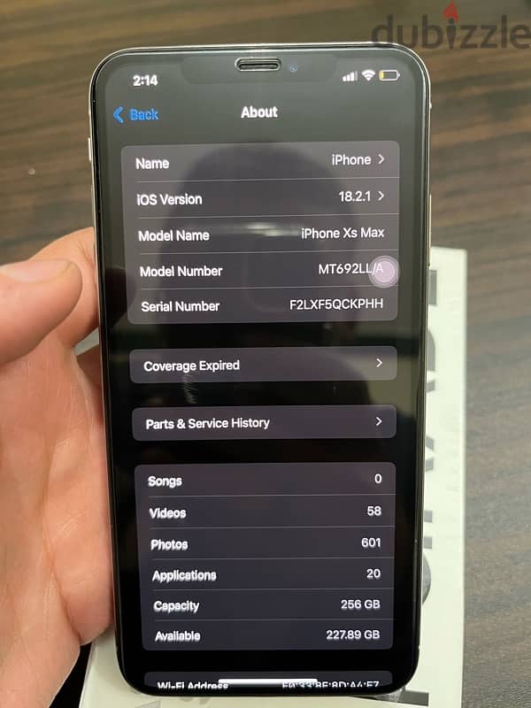 iphone xs max 256g 90% 6