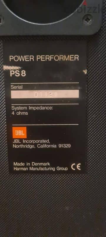 ps8 JBL passive speakers 2