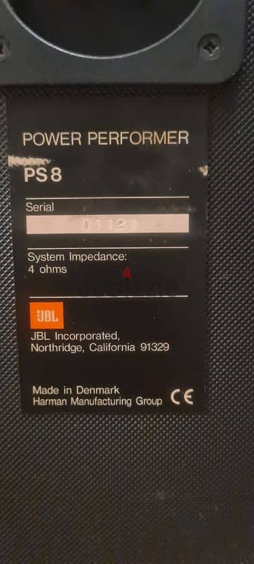 ps8 JBL passive speakers 5