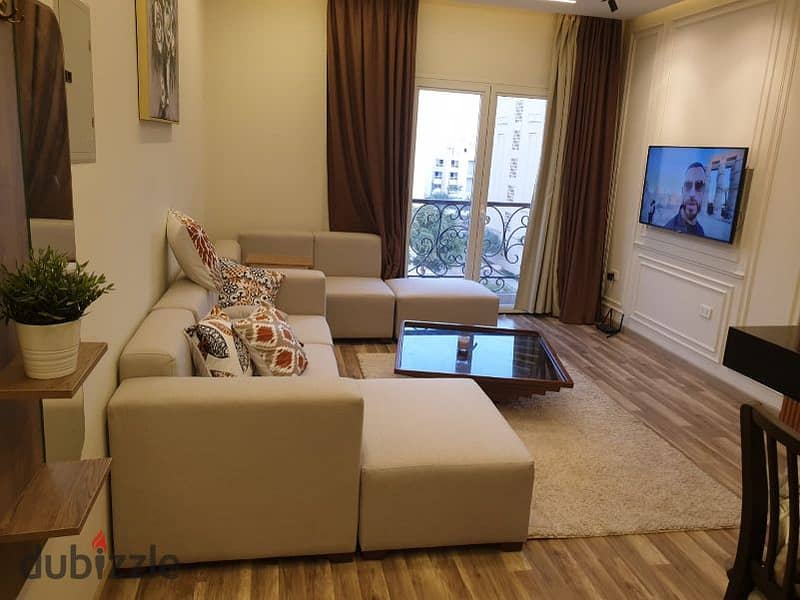 Fully furnished Studio for rent in Hyde Park compound , New Cairo - Super lux finishing 0