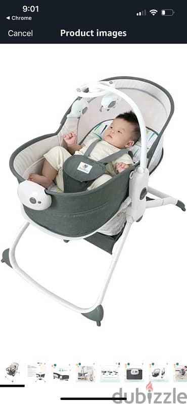 Mastela 6 in 1  Rocker and Bassinet 1