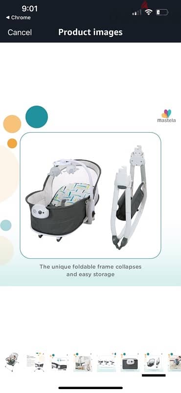 Mastela 6 in 1  Rocker and Bassinet 4