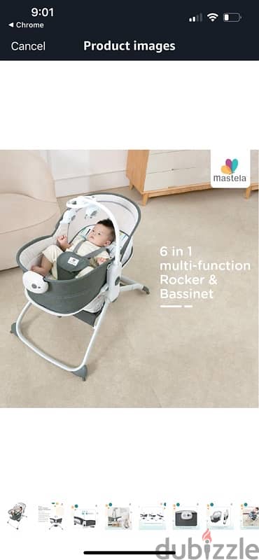 Mastela 6 in 1  Rocker and Bassinet 6