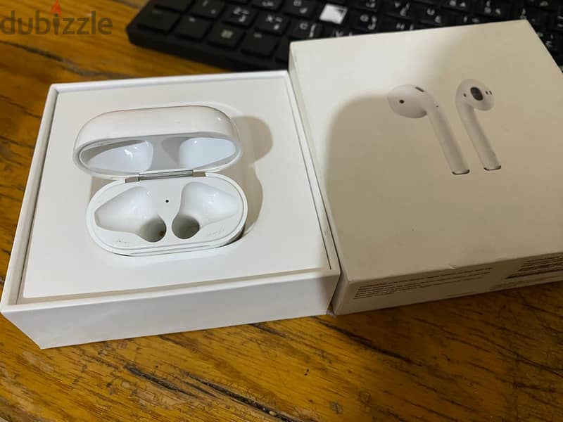 Airpods 2 Case only without Earbuds - اعلبة شحن إيربودز2 فقط بدون سماع 1