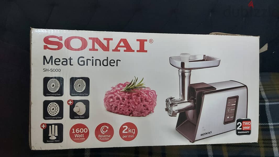 مفرمة لحوم ماركة " سوناى " SH-5000  Sonai Meat Grinder - SH-5000 _ 160 0