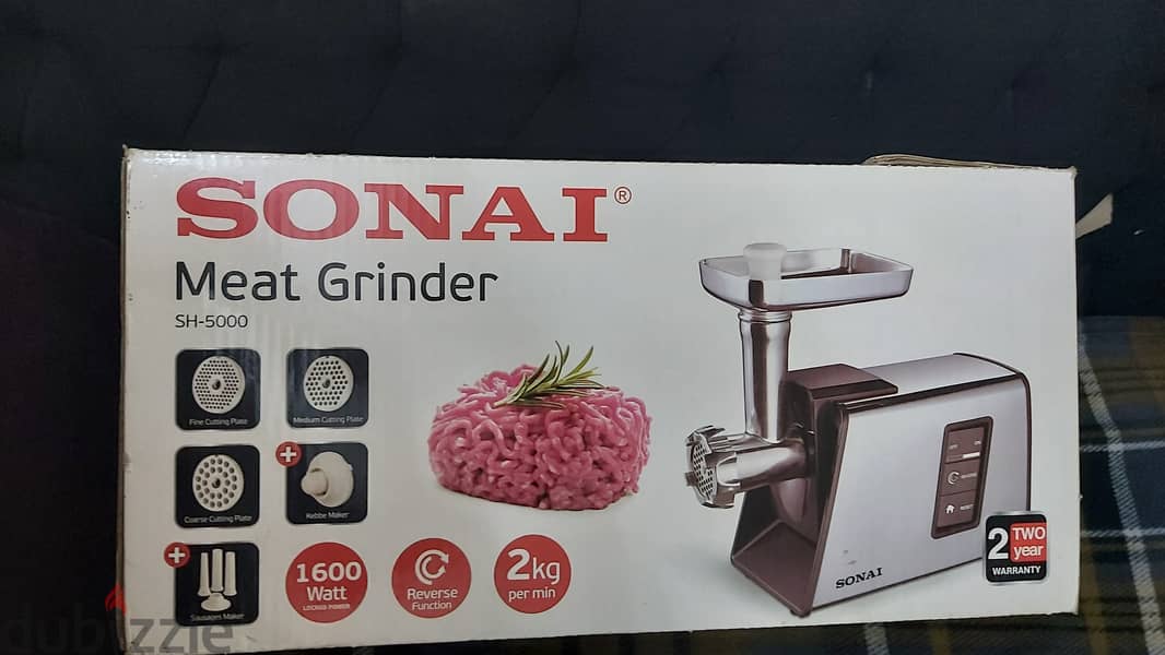 مفرمة لحوم ماركة " سوناى " SH-5000  Sonai Meat Grinder - SH-5000 _ 160 1