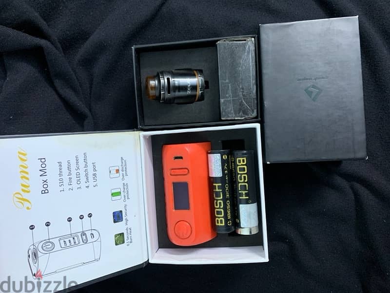 فيب بومه vape puma200وات وتانك زيوس اكس 0