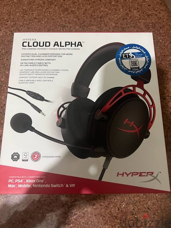 سماعة hyper x cloud alpha 1