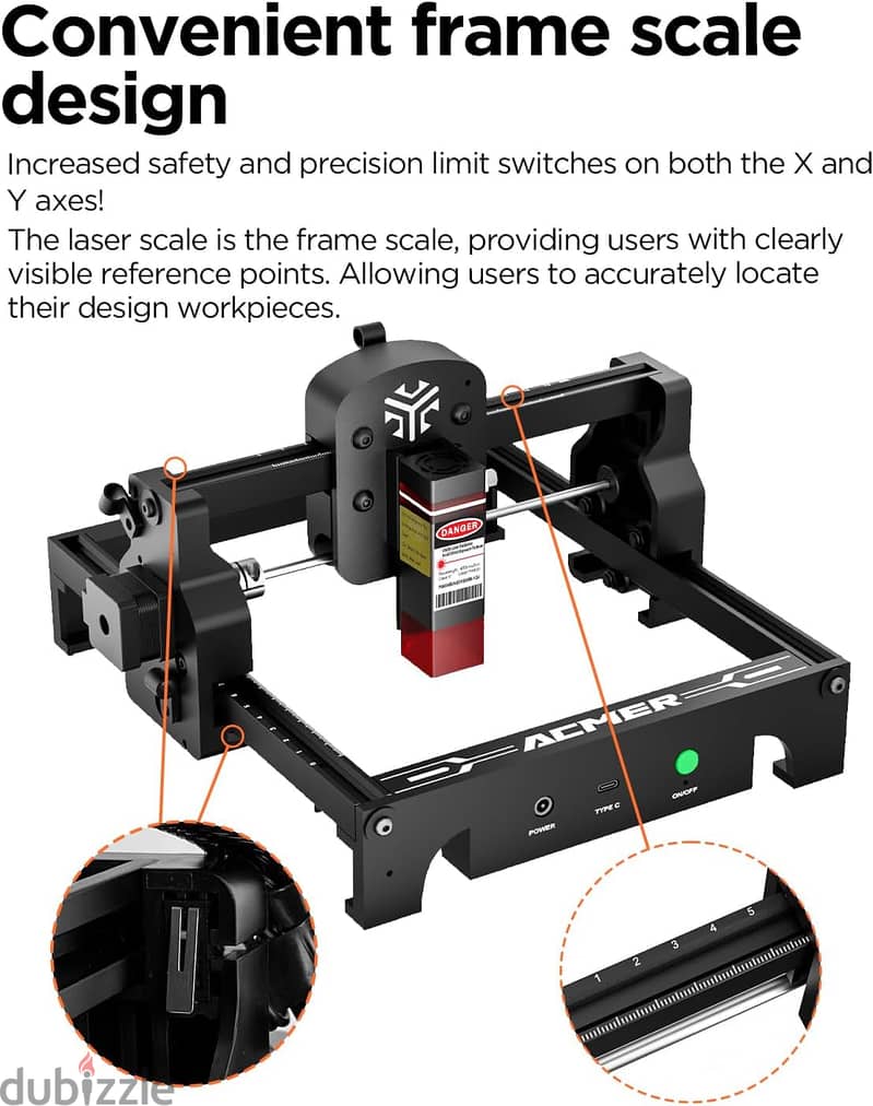 Laser Engraver S1 Portable Laser Cutter and Engraver 6 Watt 5