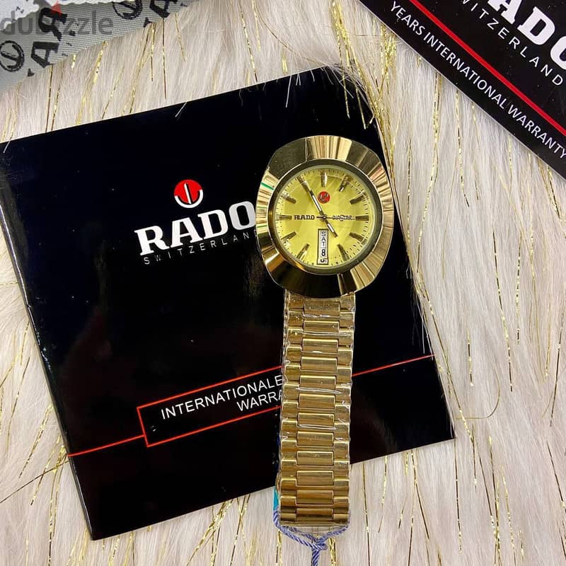 ساعة RADO الفاخرة  أعلى جودة سارع باقتنائها الآن واستمتع بالفخامة 0