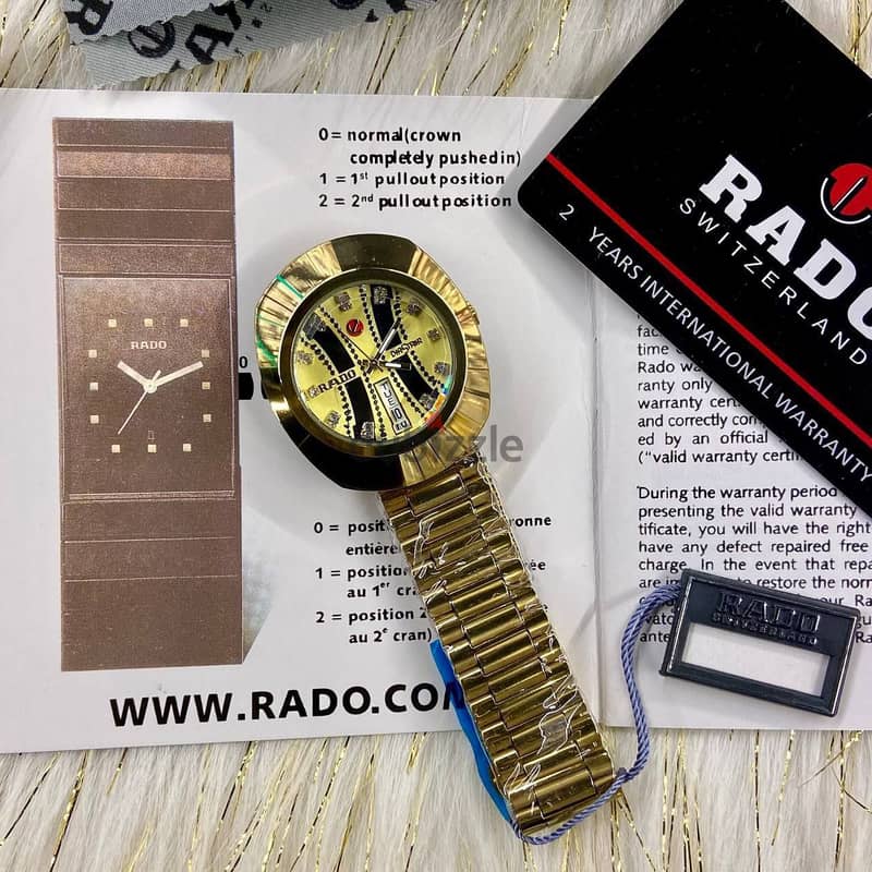 ساعة RADO الفاخرة  أعلى جودة سارع باقتنائها الآن واستمتع بالفخامة 4