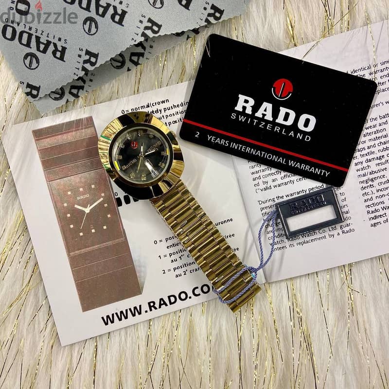 ساعة RADO الفاخرة  أعلى جودة سارع باقتنائها الآن واستمتع بالفخامة 6