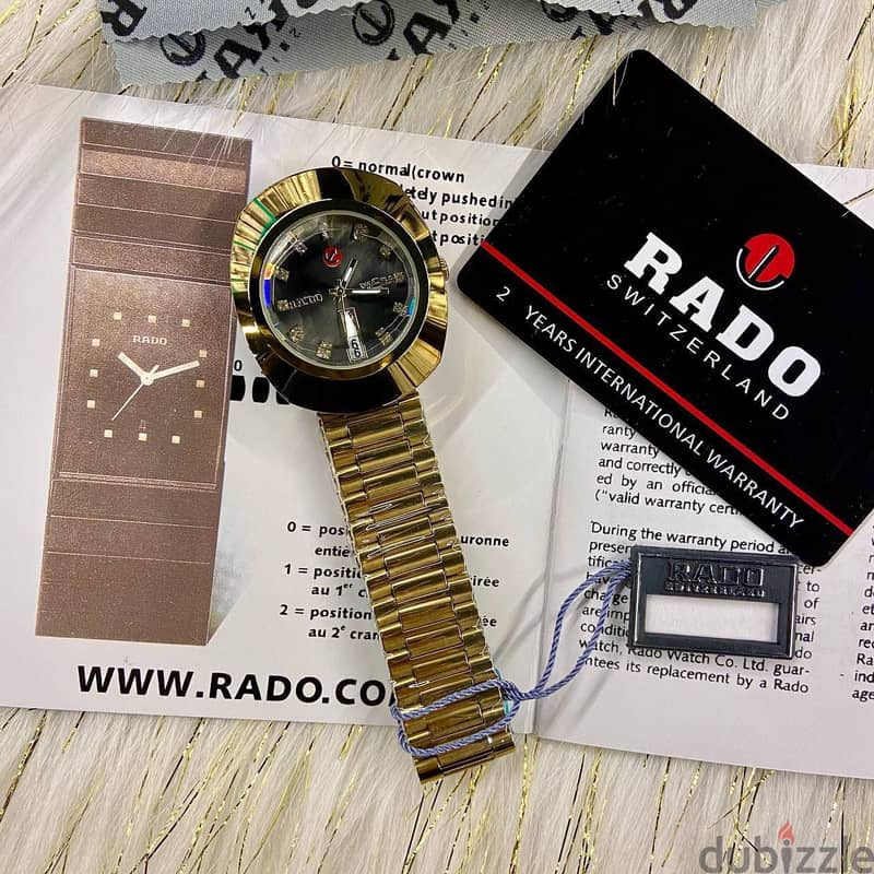 ساعة RADO الفاخرة  أعلى جودة سارع باقتنائها الآن واستمتع بالفخامة 7