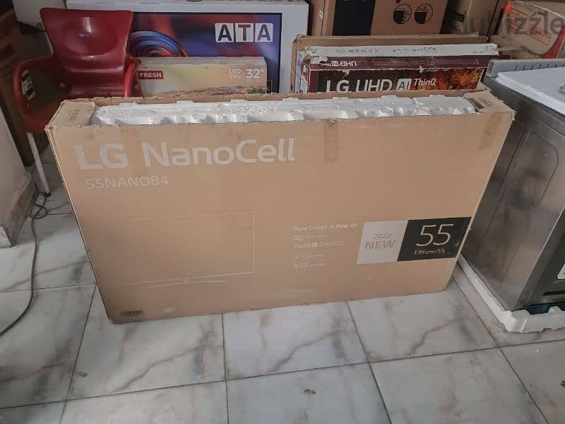 شاشة LG نانوسيل 55 بوصة موديل NANO86 شاشة سينمائية 4k 1