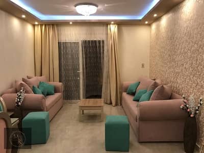 Furnished apartment in Al-Rehab   Third floor with elevator   View Garden  119 metres   Beside the Martyr Tayyar Hisham Mosque  Total 118