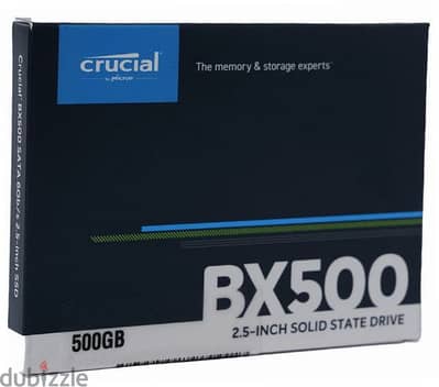 Hard Desk Crucial BX500 SSD 500 Giga - Sata for Laptop and PC