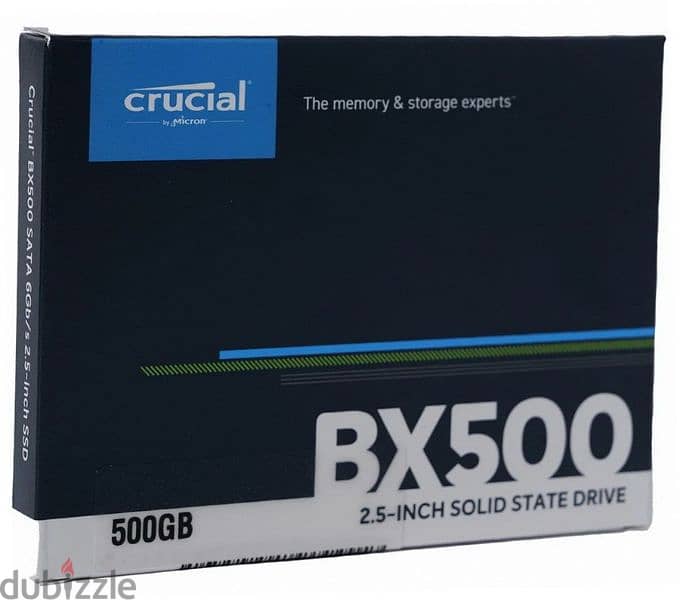 Hard Desk Crucial BX500 SSD 500 Giga - Sata for Laptop and PC 0