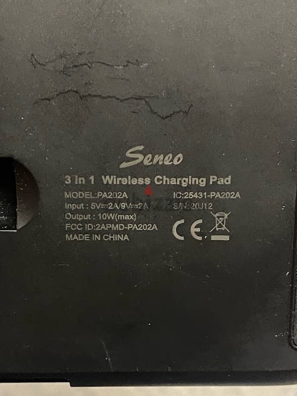 Seneo 3-in-1 Wireless Charger PA202A 5