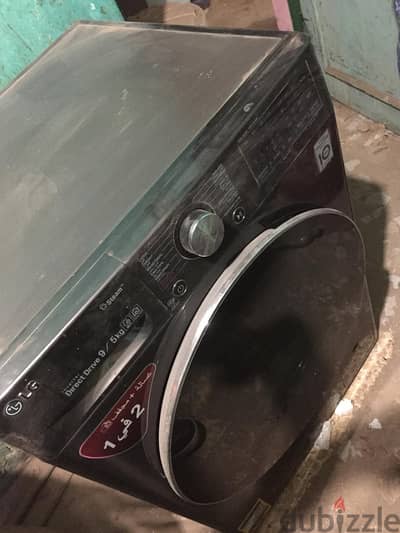 غساله ال جي 9 كيلو بمجفف 5 كيلو LG Vivace Washing Machine 9/5KG Dryer