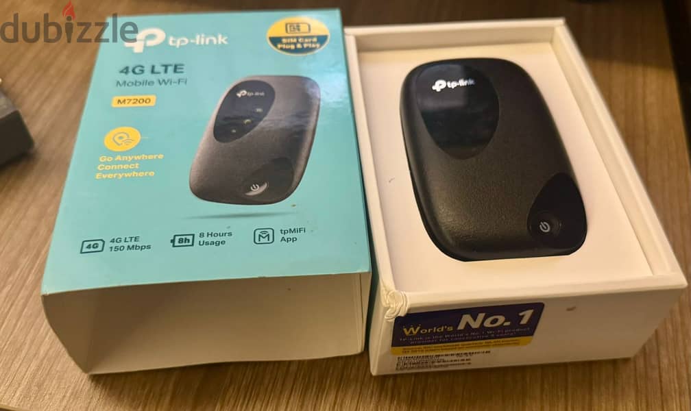 ماي فاي TP-Link 4G LTE Mobile Wi-Fi, Black - M7200 3