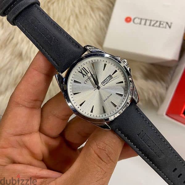 Full luxury formation, metal and leather, 2 results   Citizen & Armani 15