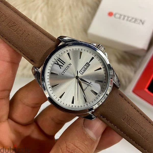 Full luxury formation, metal and leather, 2 results   Citizen & Armani 17