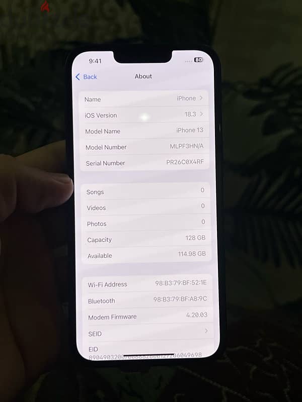 iPhone 13 90% جديد 7